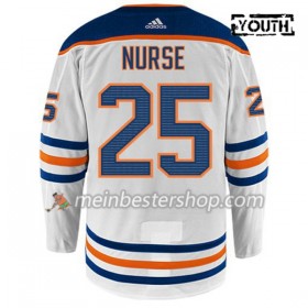 Edmonton Oilers DARNELL NURSE 25 Adidas Weiß Trikot Authentic - Kinder